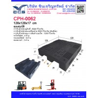 CPH-0062   Pallets size : 120*120*17  cm.
